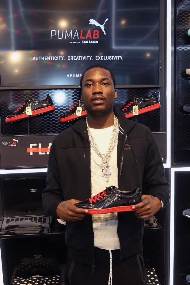 MMS only: PUMA FootLocker Lab Philly - Meek Mill Appearance