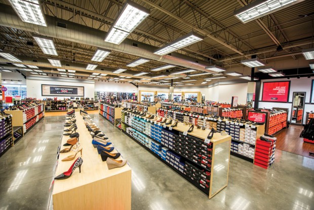 The discount formula at Off Broadway Shoe Warehouse  does not come with a reduction in service.
