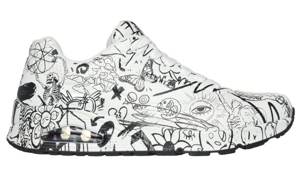 Skechers has teamed with Vexx, a young artist who has captured the digital universe, galleries, and museums.