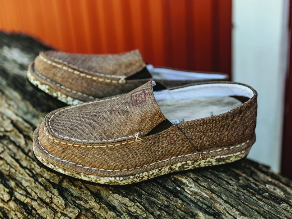 Circular Project slip-ons are made from 85 percent foam scraps.