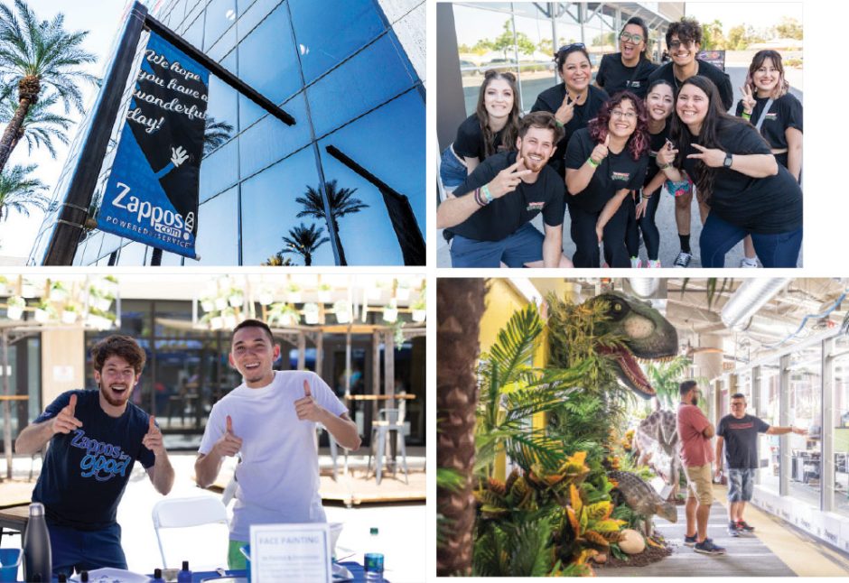 Happiness 101: Zappos conducts virtual and in-person tours of its downtown Las Vegas headquarters.