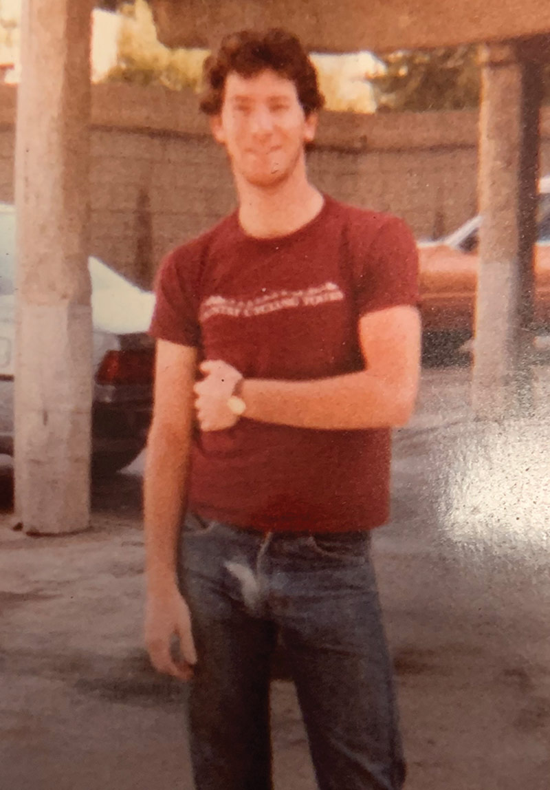 Here’s the skinny: Danny Livingston, circa his early 20s.