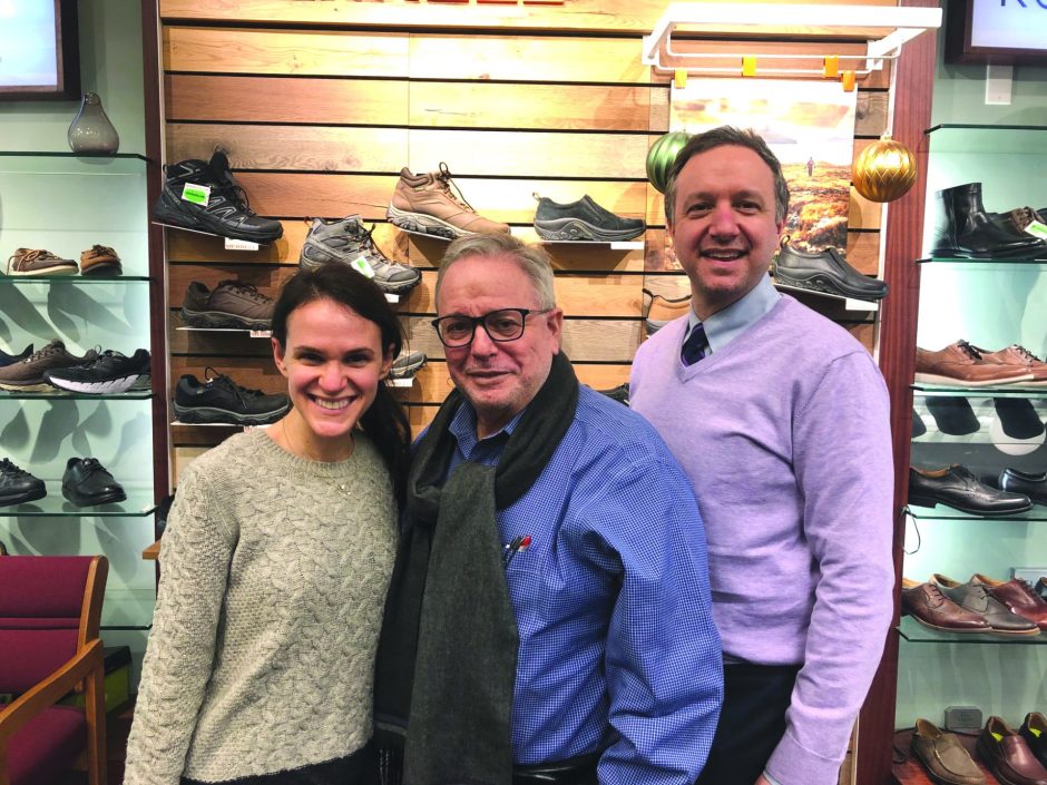 All in the Tip Top Shoes family: Margot, Danny, and Lester Wasserman.